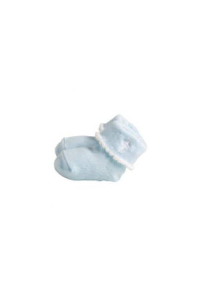 Baby Cross Foldover Socks