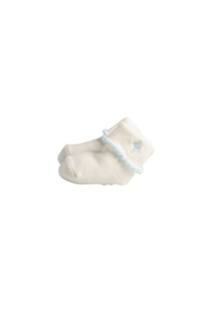 Baby Cross Foldover Socks