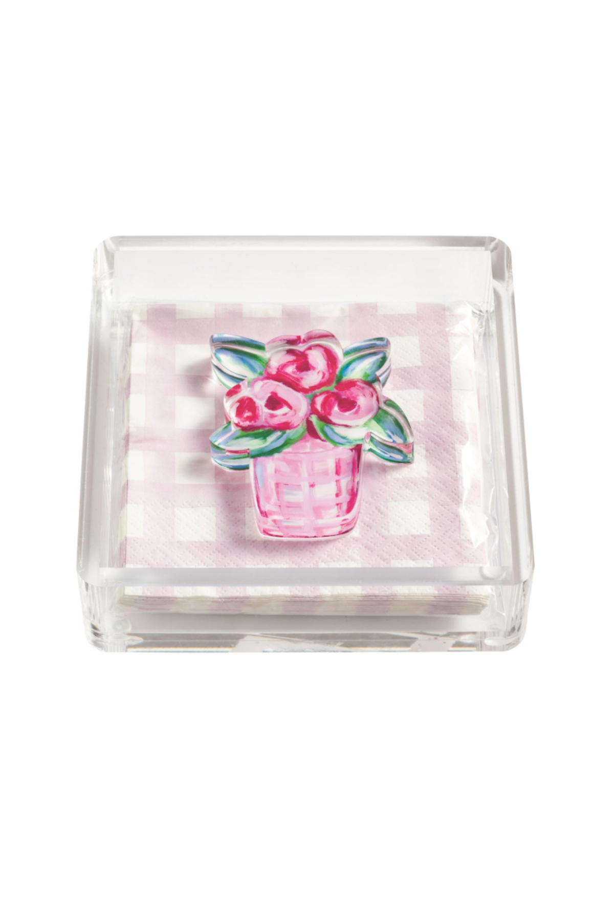 Flower Garden Napkin & Caddy Set