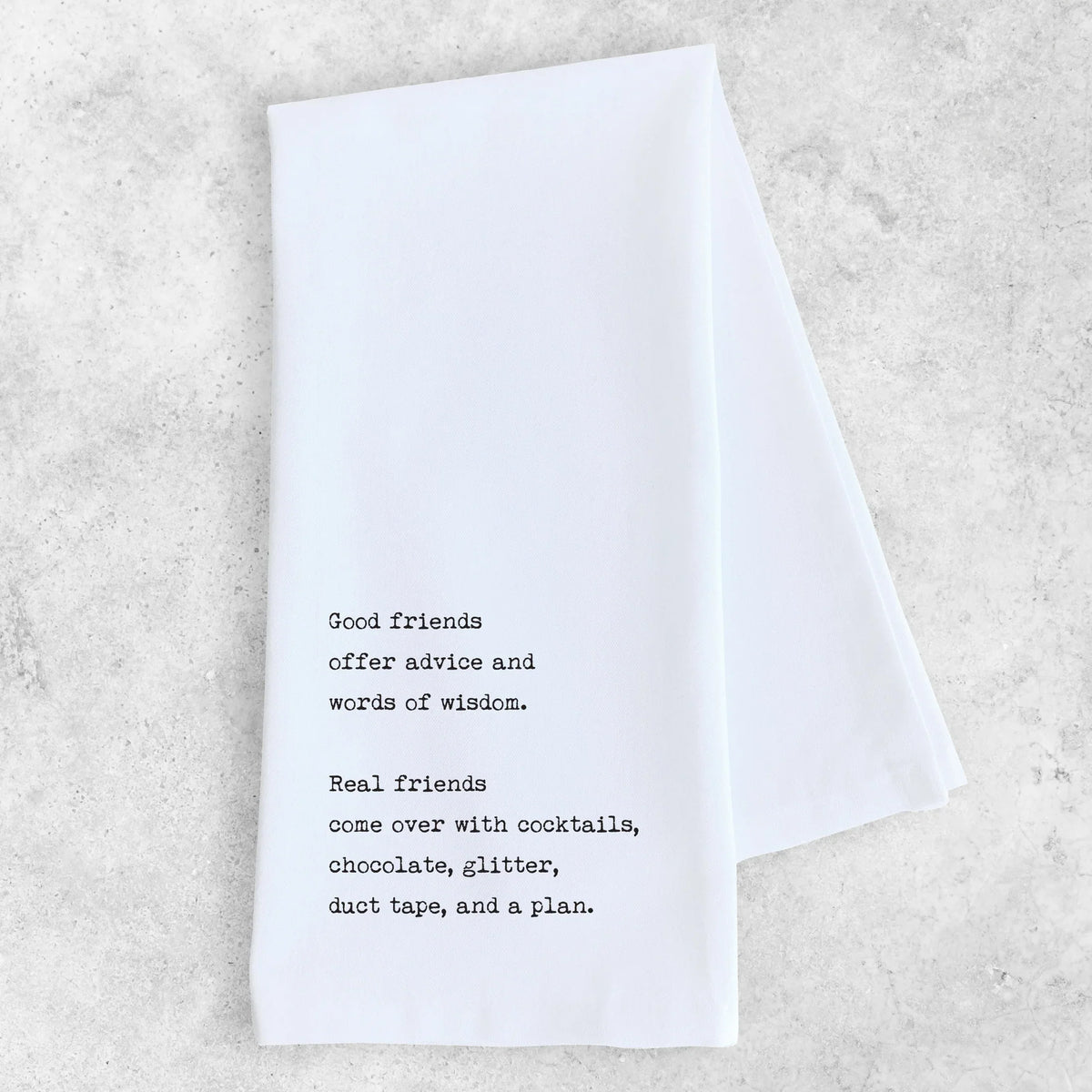 Real Friends - Organic Cotton Tea Towel
