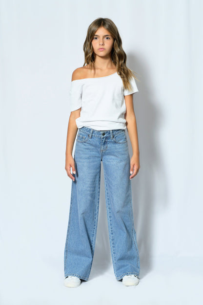 TWEEN REIGN OFF SHOULDER TEE