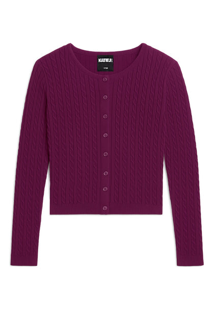 TWEEN RORY CREWNECK CARDIGAN SWEATER