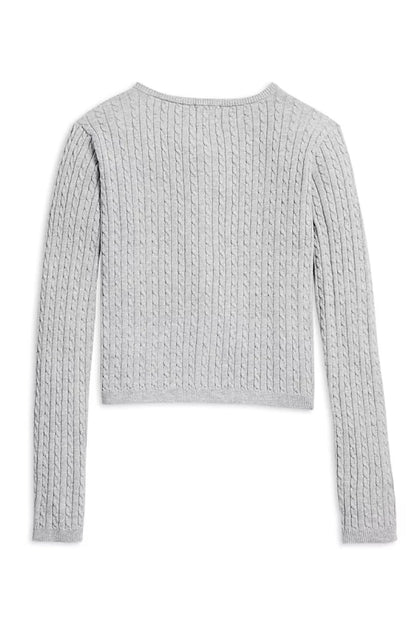 TWEEN RORY CREWNECK CARDIGAN SWEATER