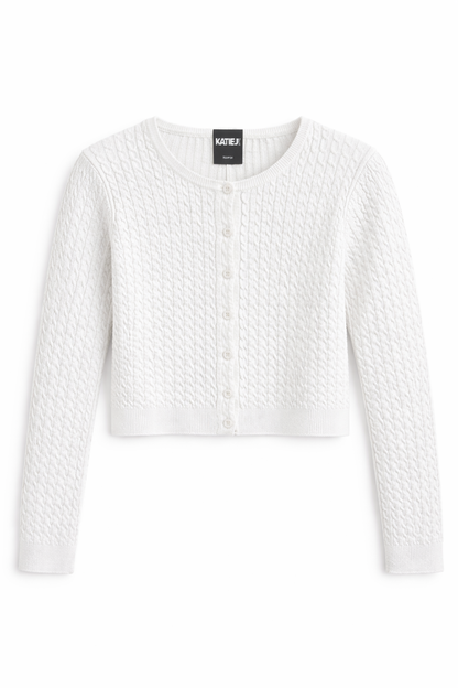 TWEEN RORY CREWNECK CARDIGAN SWEATER