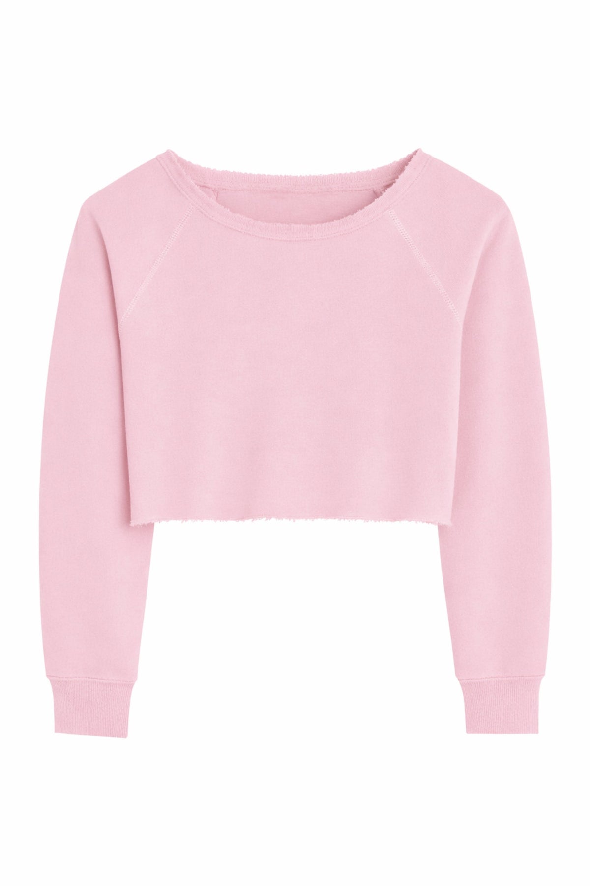 TWEEN SHANE OFF SHOULDER CROP SWEATSHIRT