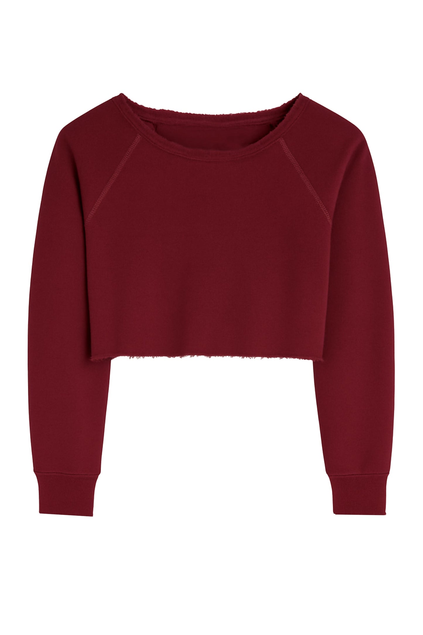 TWEEN SHANE OFF SHOULDER CROP SWEATSHIRT