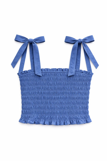 TWEEN SUNNY TIE TOP