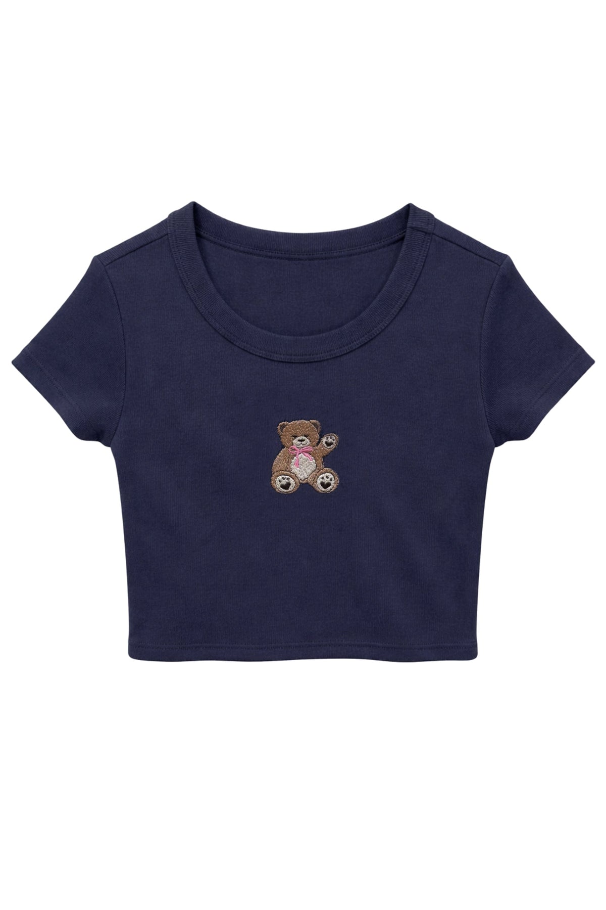 TWEEN TEDDY BEAR EMBROIDERED TEE
