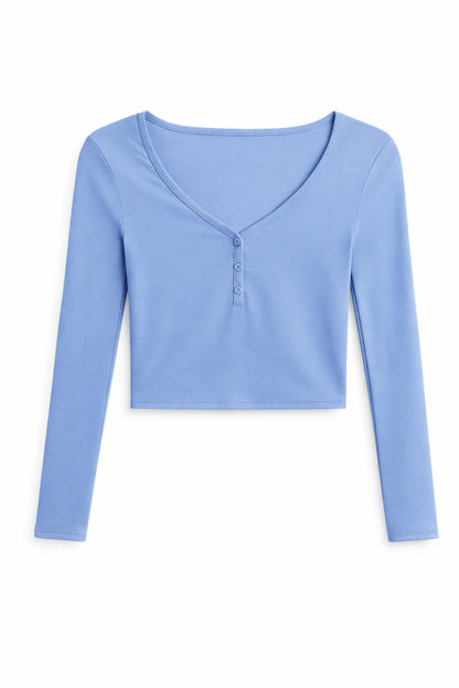 TWEEN TESS L/S BUTTONDOWN TOP