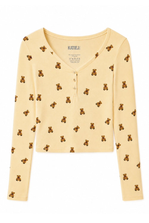 TWEEN TESS L/S BUTTONDOWN TOP