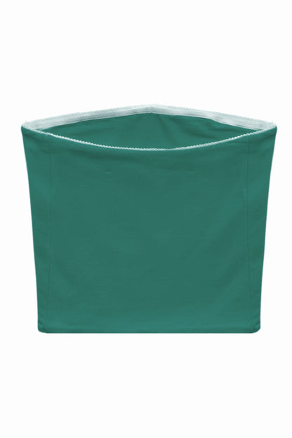TWEEN THEO CAMP STRETCH COTTON TUBE TOP