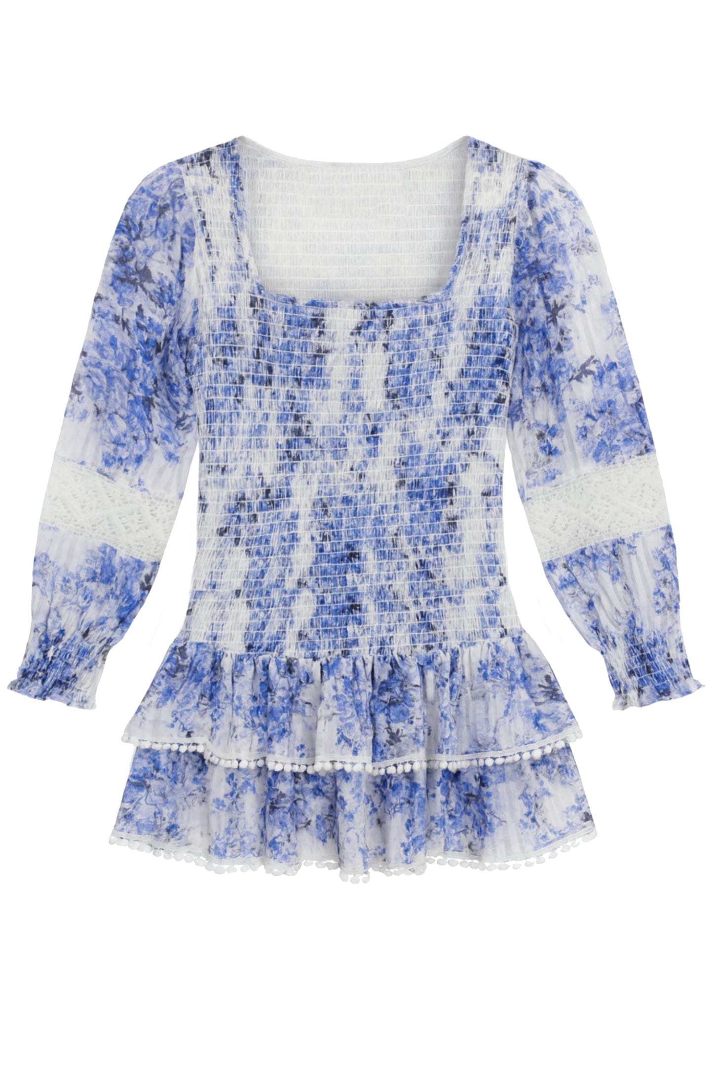 TWEEN TRACY PRINTED LONG SLEEVE DAY DRESS