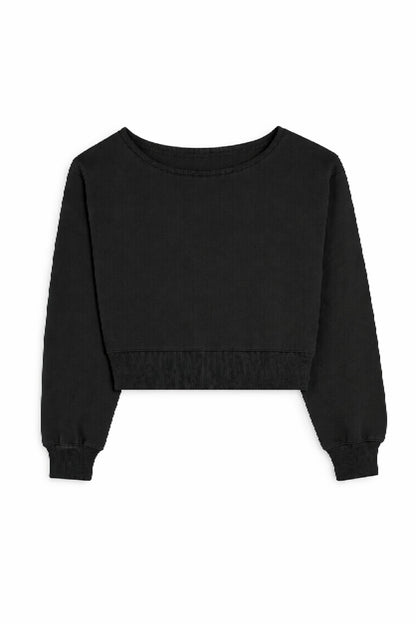 JUNIOR TRISTAN VINTAGE STYLE OFF SHOULDER CROP TOP