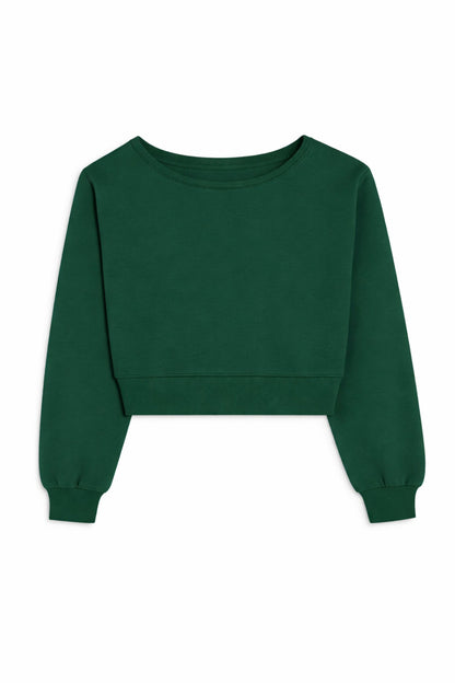 JUNIOR TRISTAN VINTAGE STYLE OFF SHOULDER CROP TOP