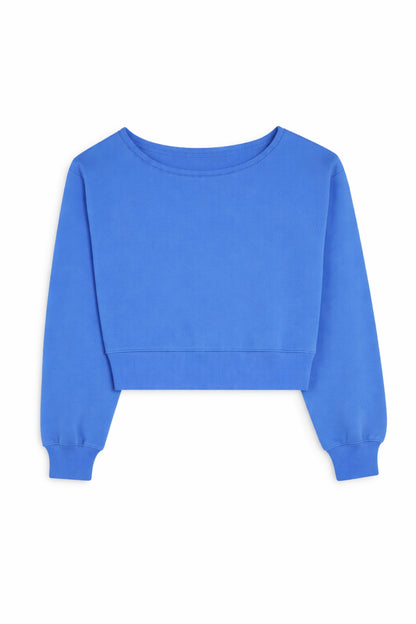 TWEEN TRISTAN VINTAGE STYLE OFF SHOULDER CROP TOP