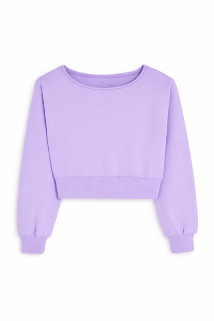 TWEEN TRISTAN VINTAGE STYLE OFF SHOULDER CROP TOP