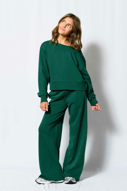 TWEEN TRISTAN VINTAGE STYLE OFF SHOULDER CROP TOP