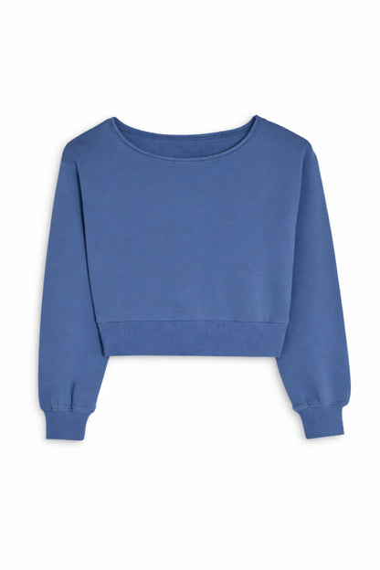 TWEEN TRISTAN VINTAGE STYLE OFF SHOULDER CROP TOP