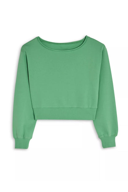 TWEEN TRISTAN VINTAGE STYLE OFF SHOULDER CROP TOP