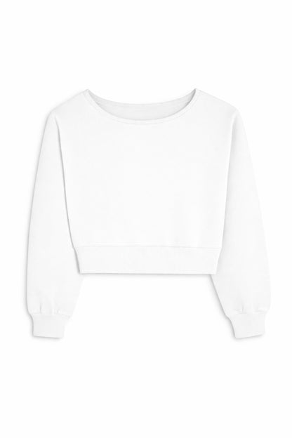 TWEEN TRISTAN VINTAGE STYLE OFF SHOULDER CROP TOP