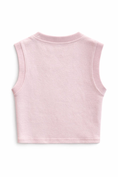 TWEEN TUCKER SOLID TERRY MUSCLE TANK