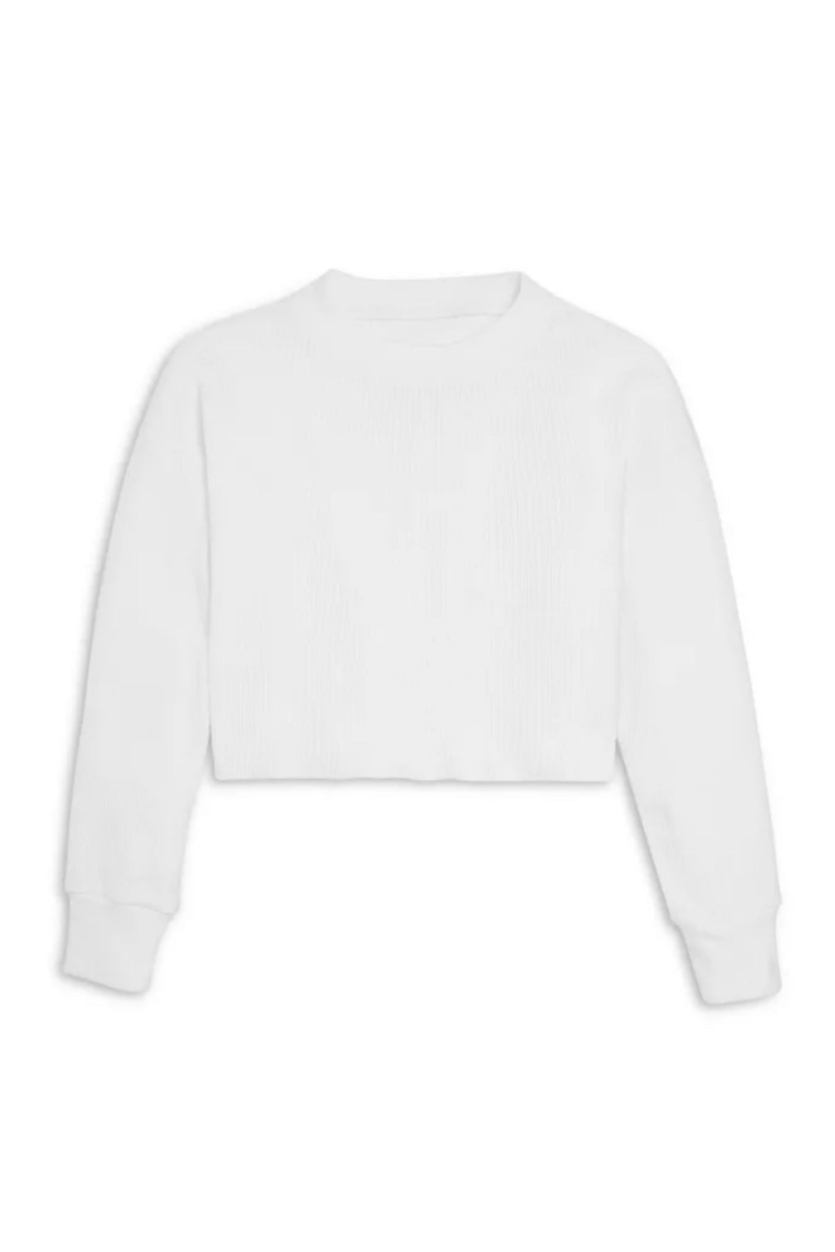JUNIOR COOPER WAFFLE CROP TOP