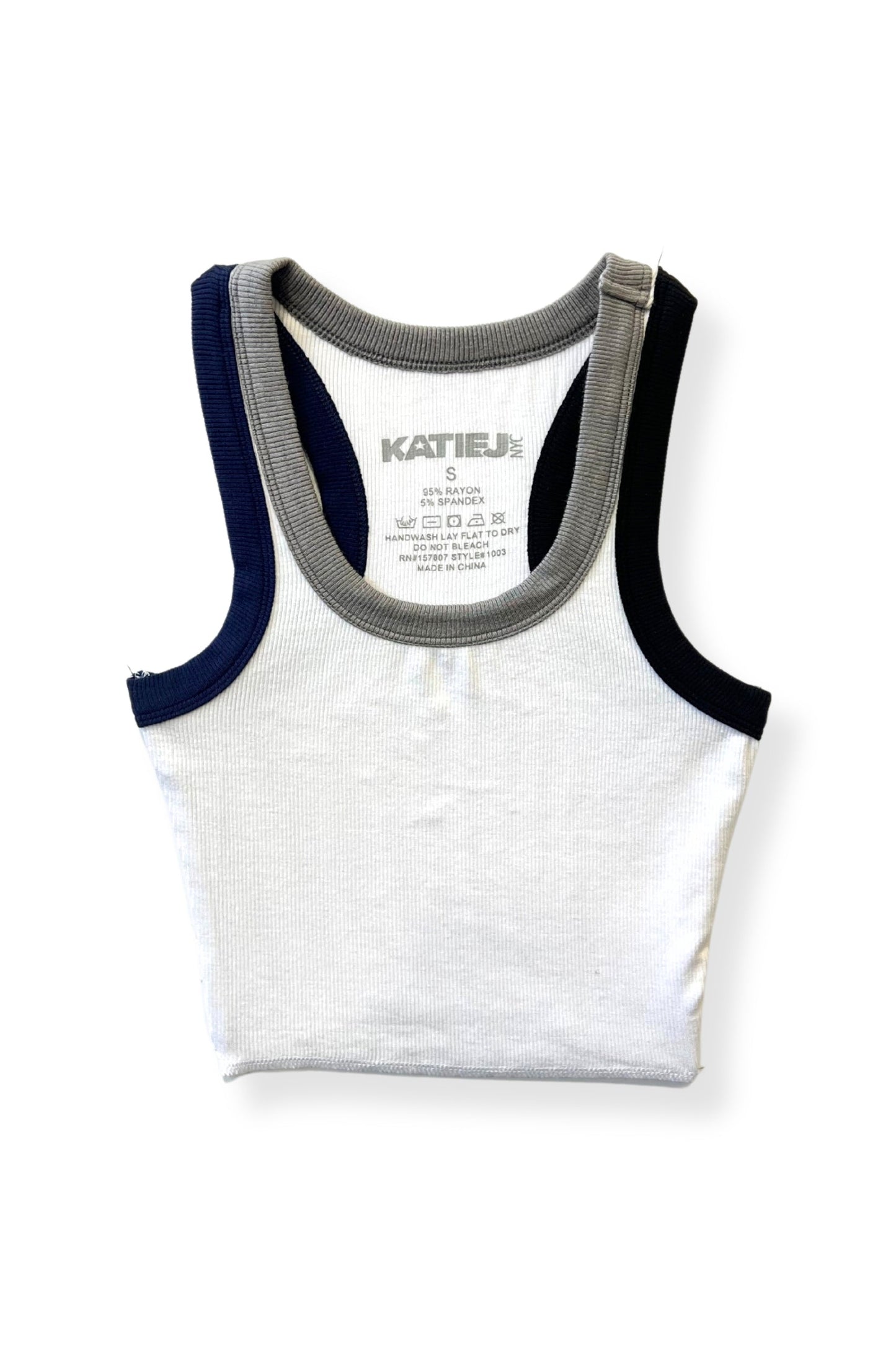 JUNIOR LIVI RIBBED TANK - FINAL SALE
