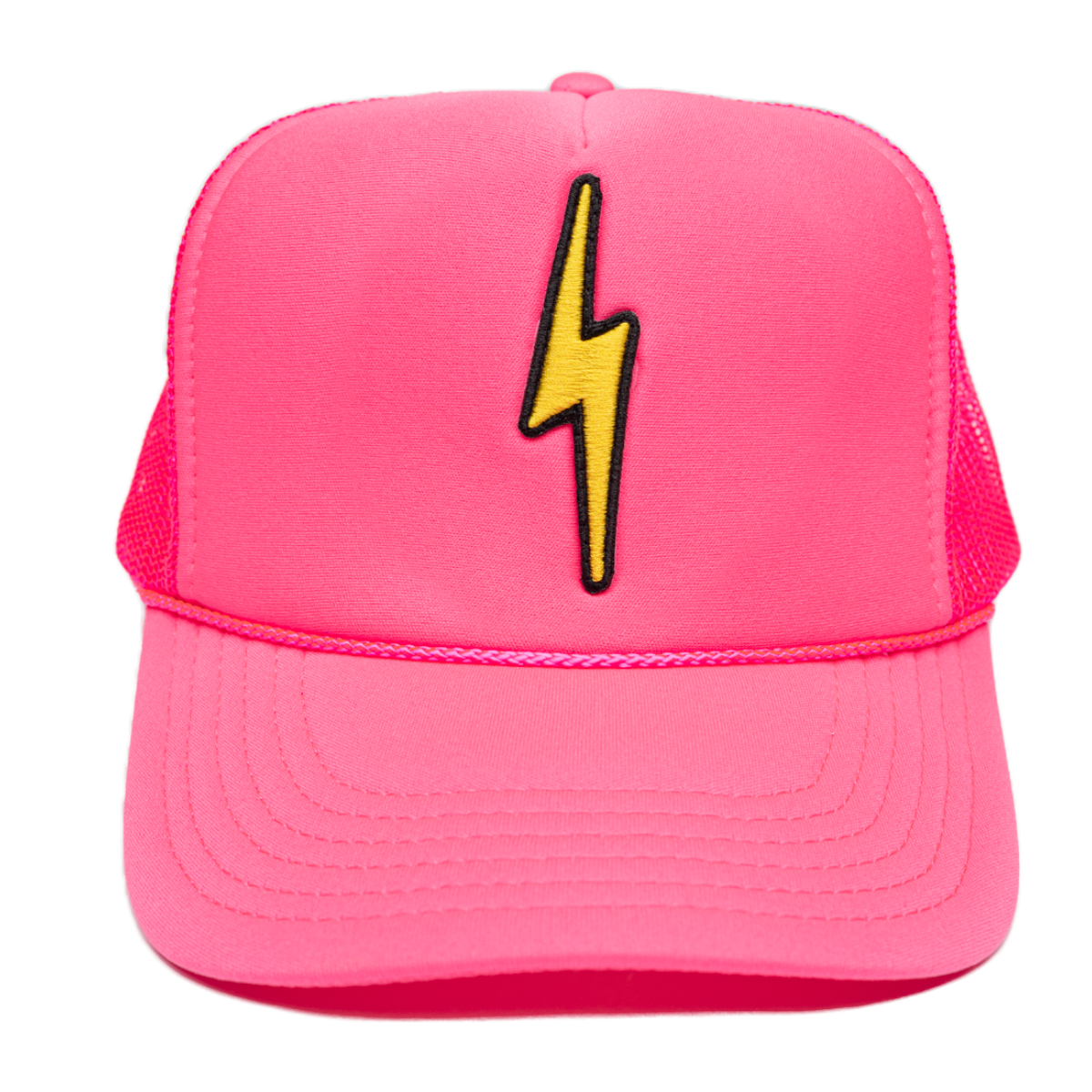 Local Beach Lightning Bolt Patch Trucker Hat