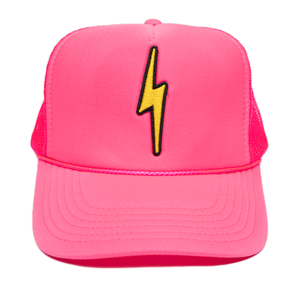 Local Beach Lightning Bolt Patch Trucker Hat