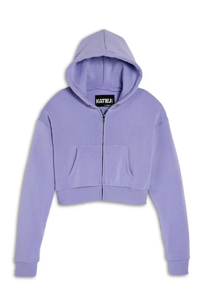 TWEEN DYLAN ZIP CROP HOODIE - FINAL SALE