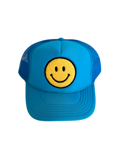 Local Beach Smiley Patch Trucker Hat