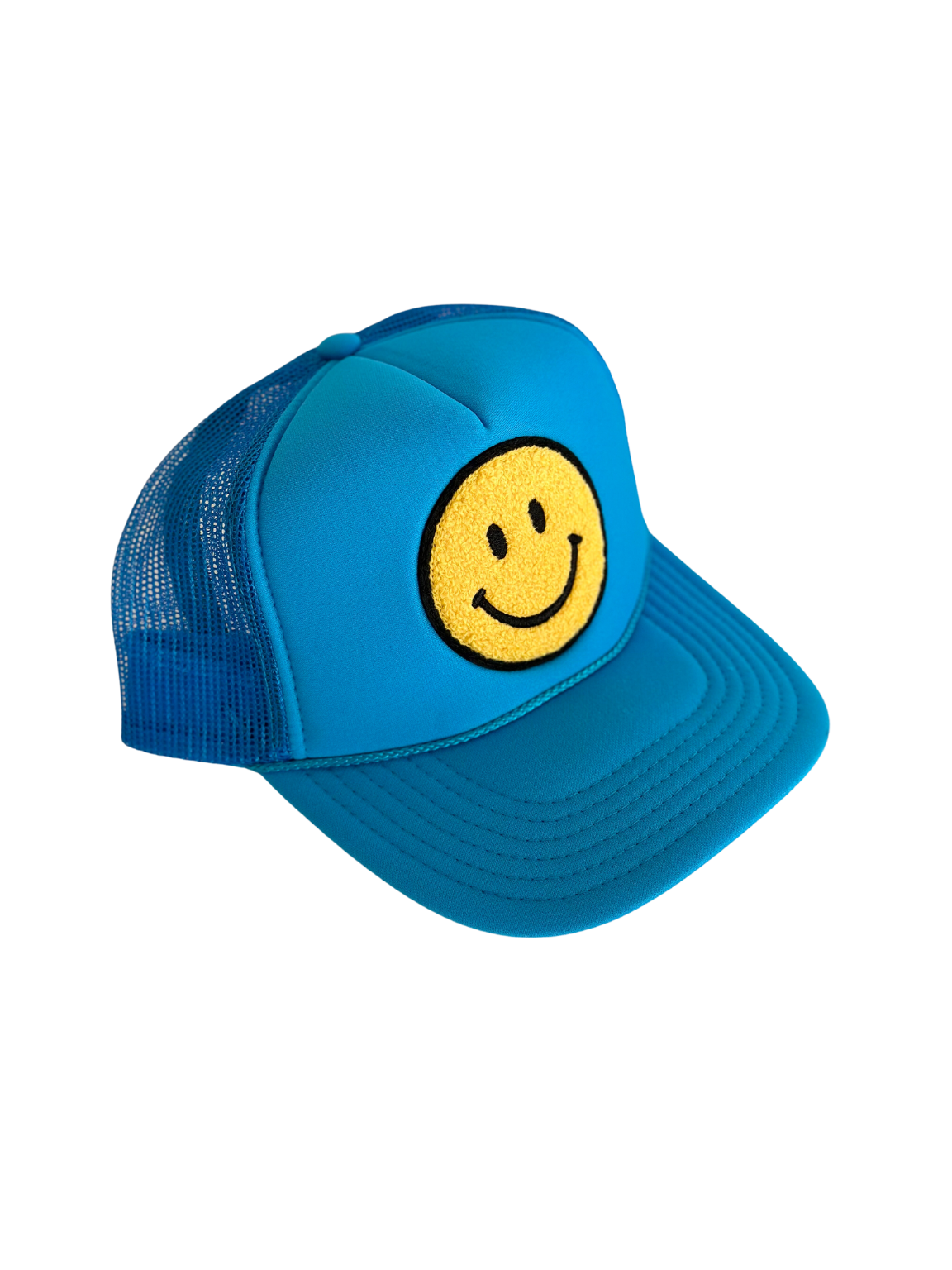 Local Beach Smiley Patch Trucker Hat