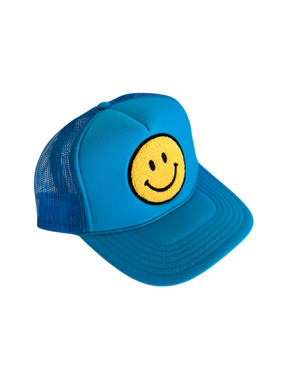 Local Beach Smiley Patch Trucker Hat