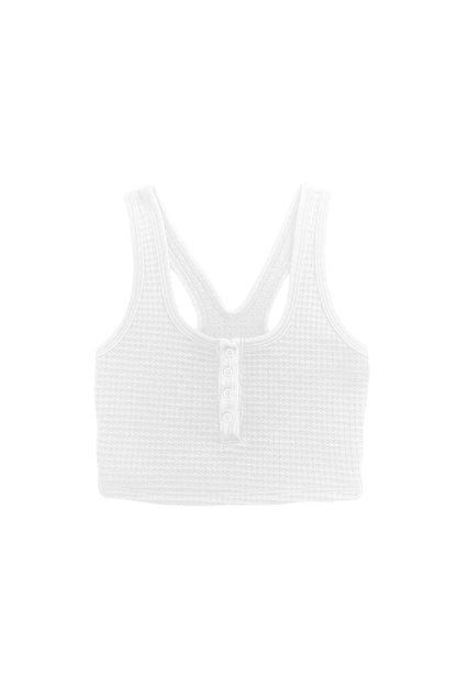 JUNIOR PACEY WAFFLE BRA TOP - FINAL SALE