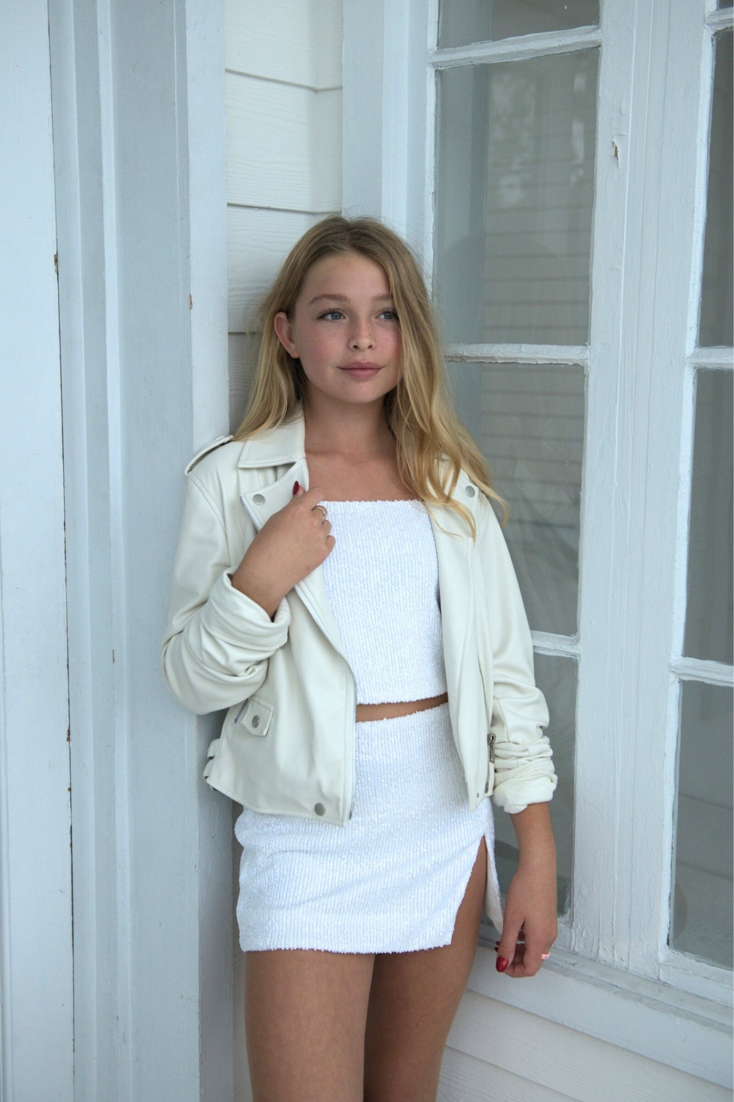 TWEEN JAGGER MOTO JACKET