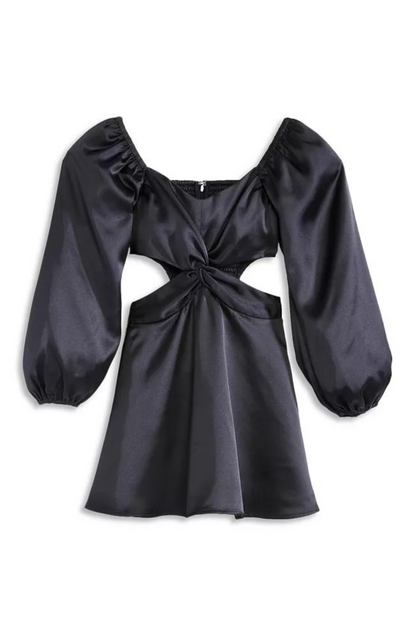 TWEEN ARI SATIN DRESS - FINAL SALE