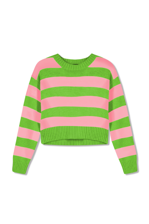 TWEEN MEGAN STRIPED SWEATER - FINAL SALE