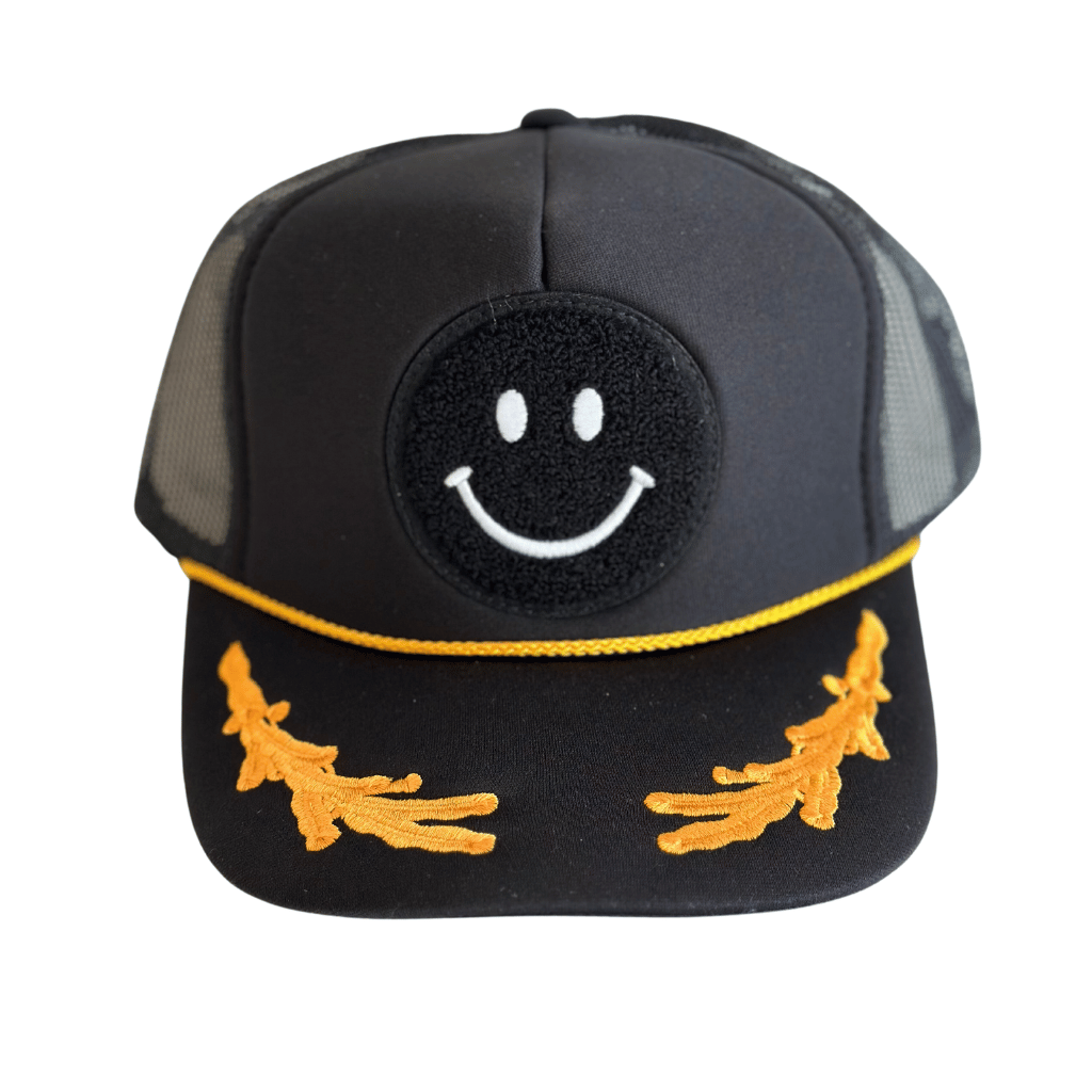 Capt'n Smiley Patch Trucker Hat