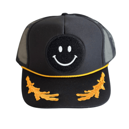 Capt'n Smiley Patch Trucker Hat