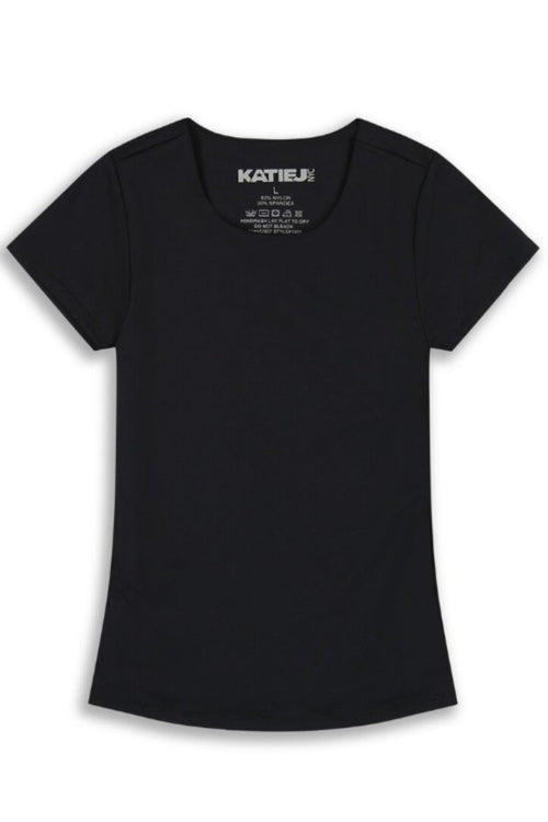 JUNIOR RILEY STRAIGHT SHORT SLEEVE TOP - FINAL SALE