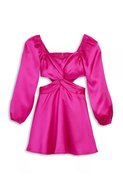 TWEEN ARI SATIN DRESS - FINAL SALE