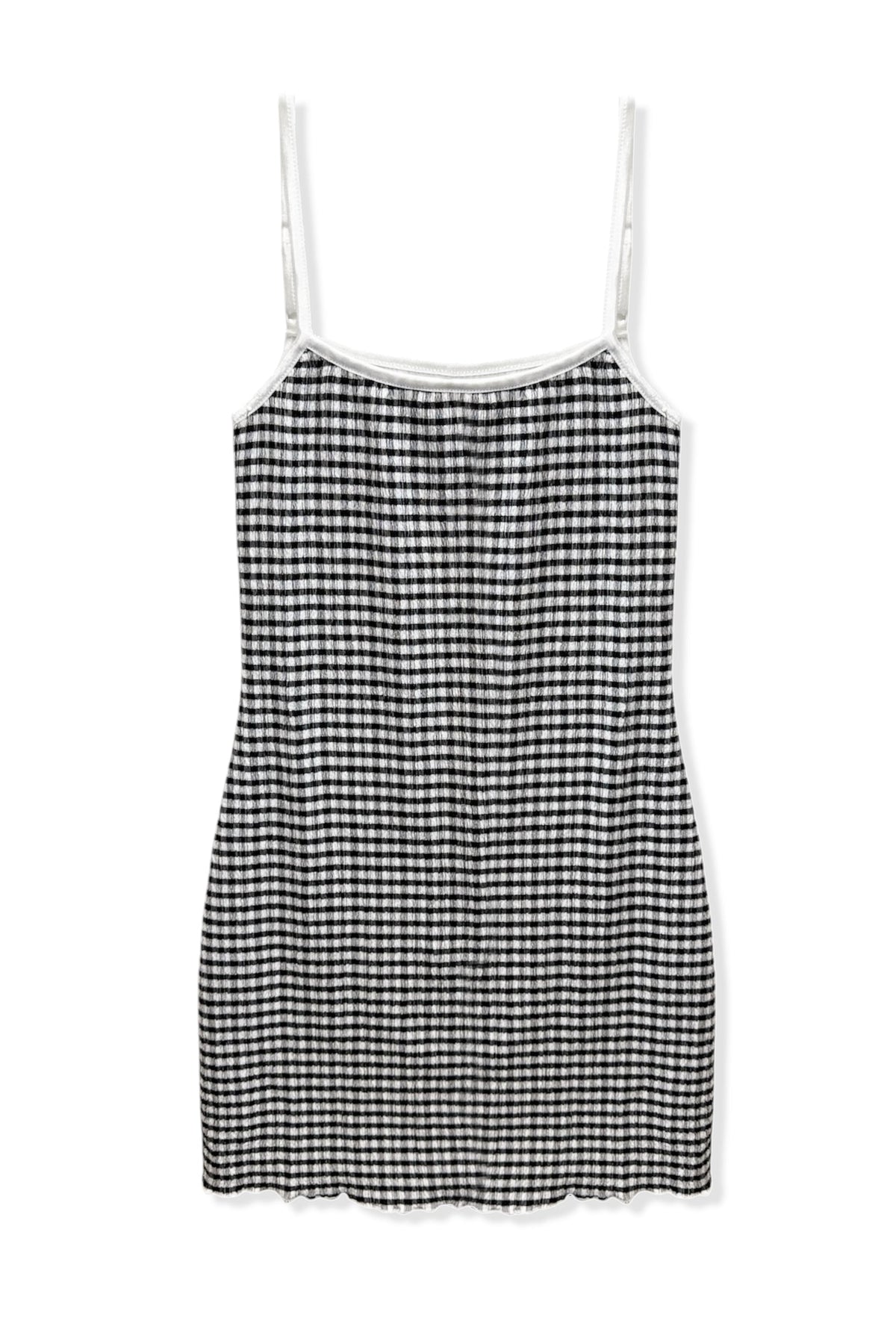 JUNIOR VERUCA CHECK PULL ON EASY DRESS