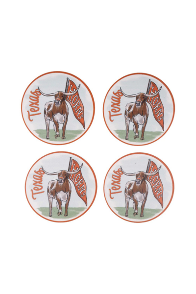 Texas Mascot Coaster Set