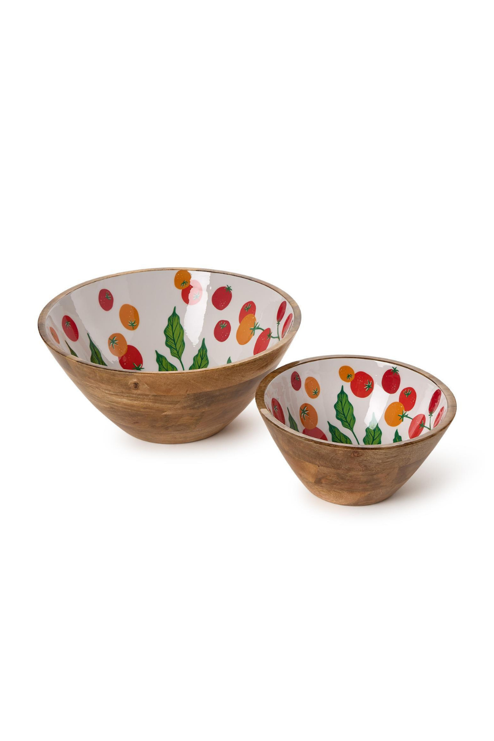 Garden Harvest Hand-Crafted Wood Bowl