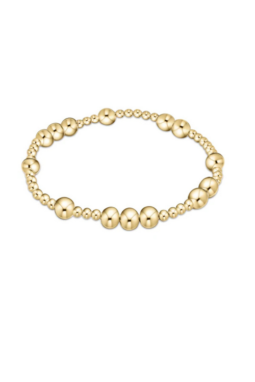 Hope Unwritten 6mm Bead Bracelet - Gold