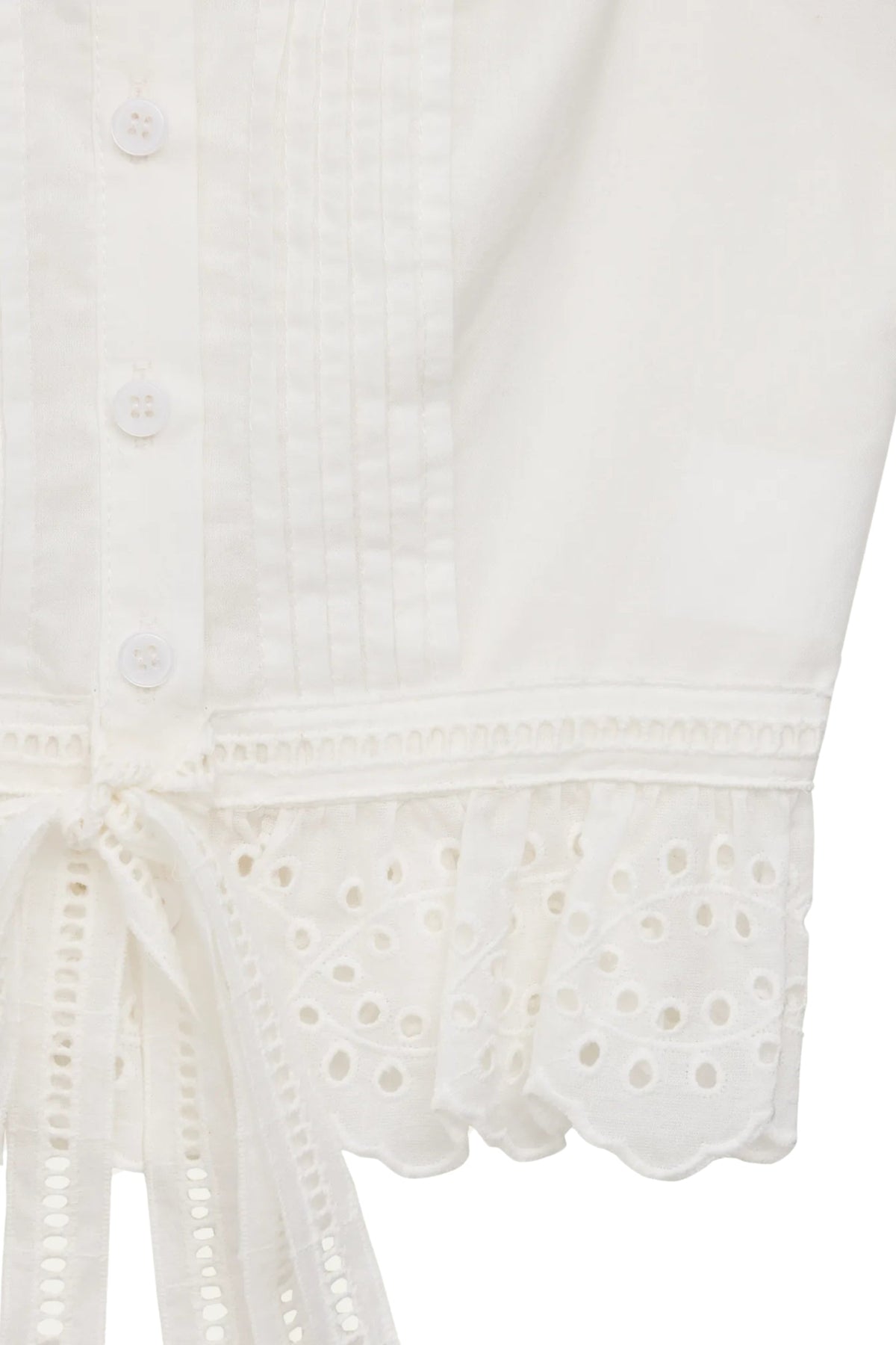 TWEEN WAVERLY LINEN EYELET DETAIL CAMI TOP