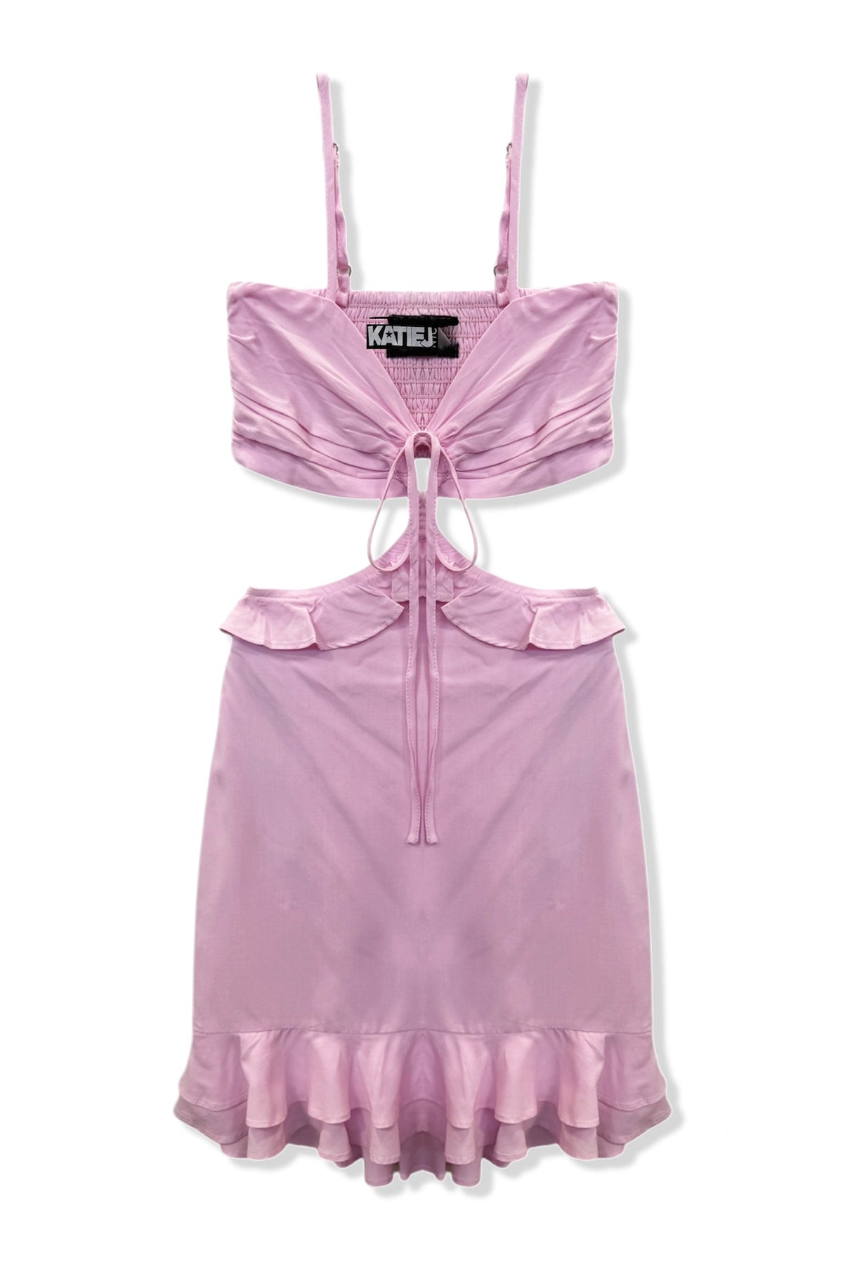 TWEEN ZARA CUTOUT SOLID DRESS - FINAL SALE