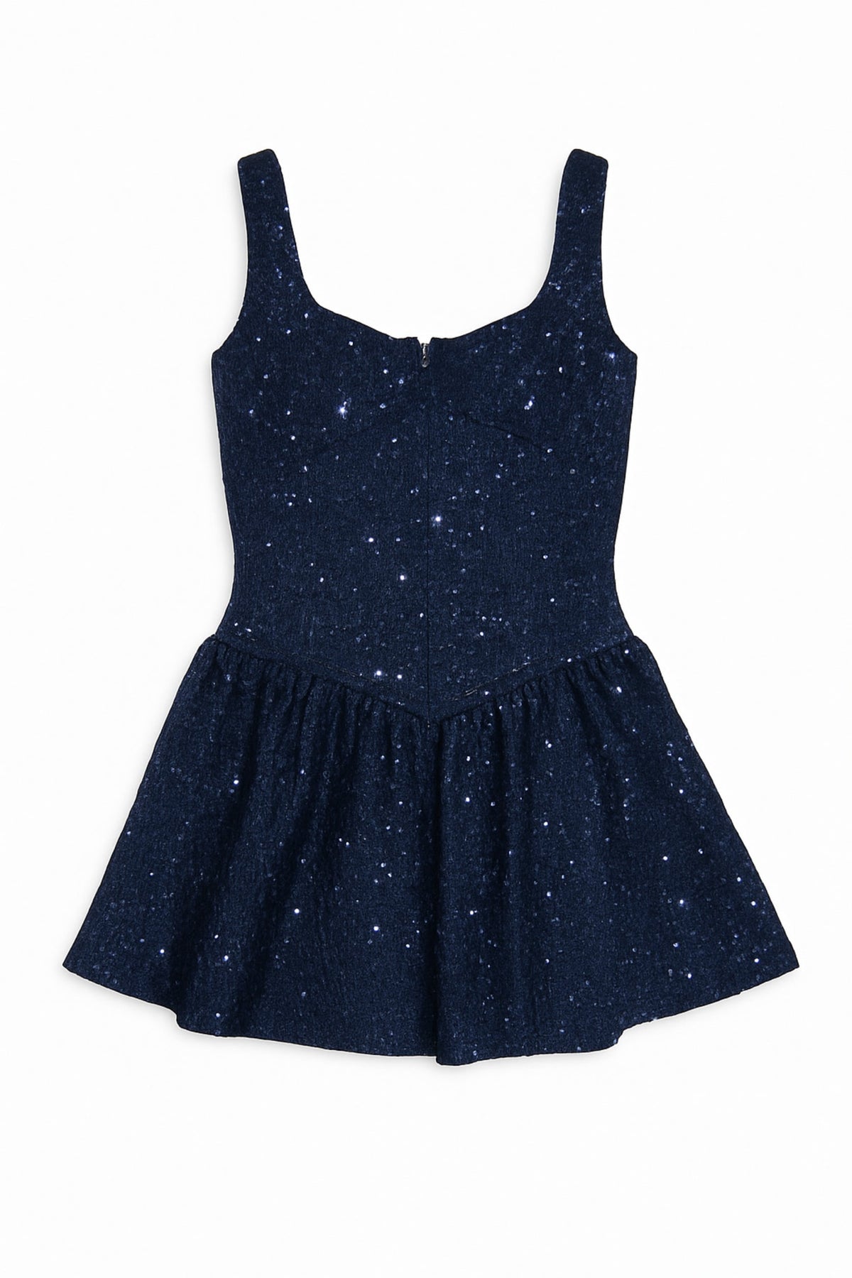 TWEEN ZENA PEAKED WAIST SEQUIN DRESS