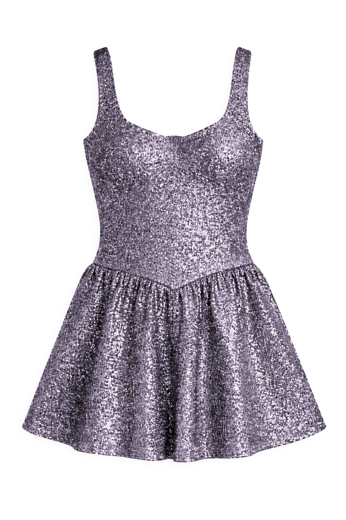 TWEEN ZENA PEAKED WAIST SEQUIN DRESS