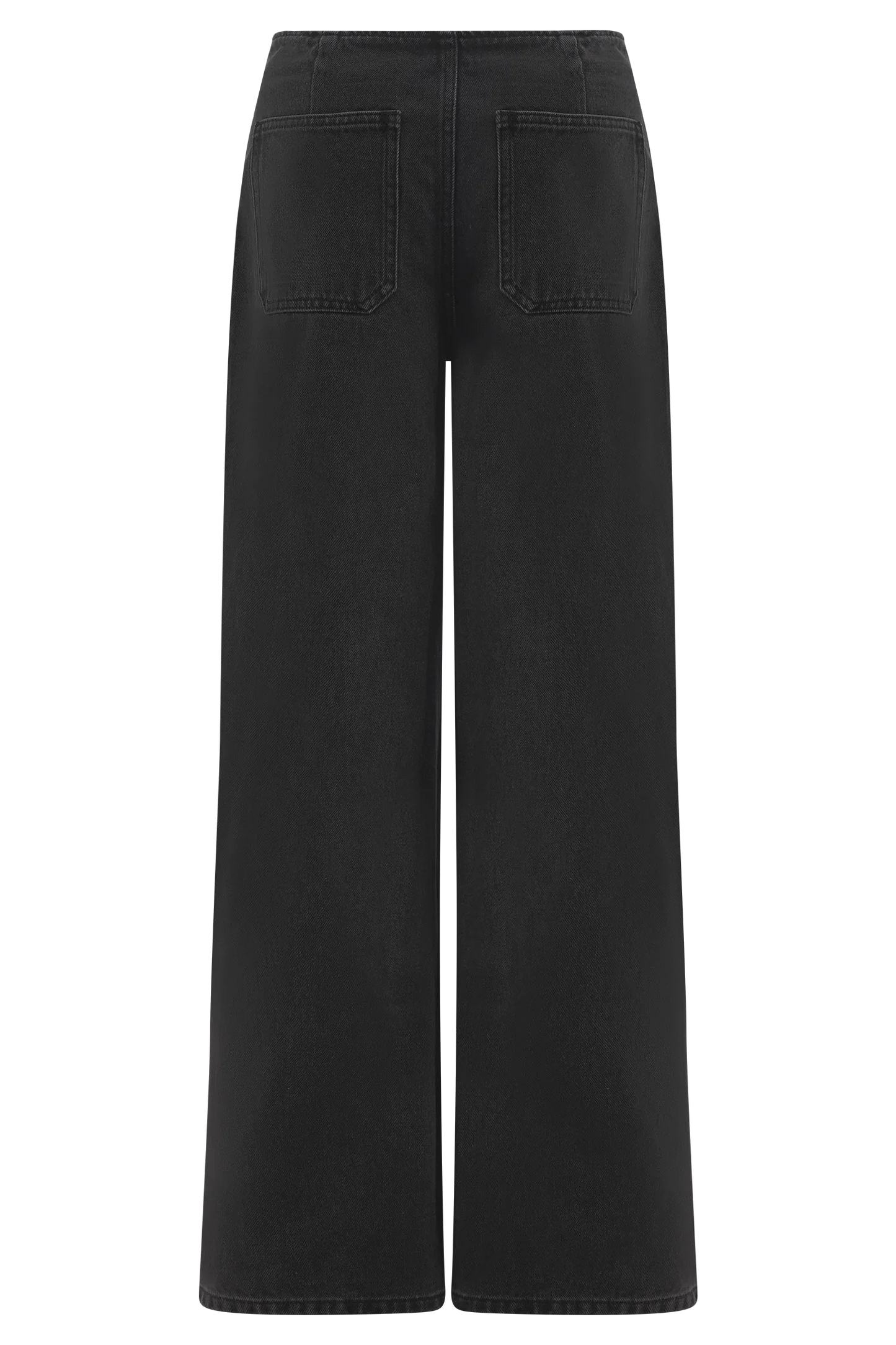 Caitlin Mid Rise Denim Jeans Washed Black